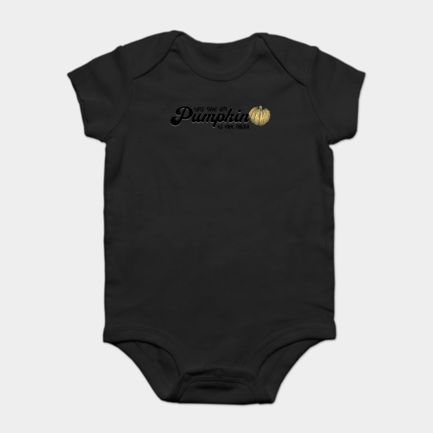 Thanksgiving Let's Give them Something to Talk About Baby Bodysuit by HolidayBug